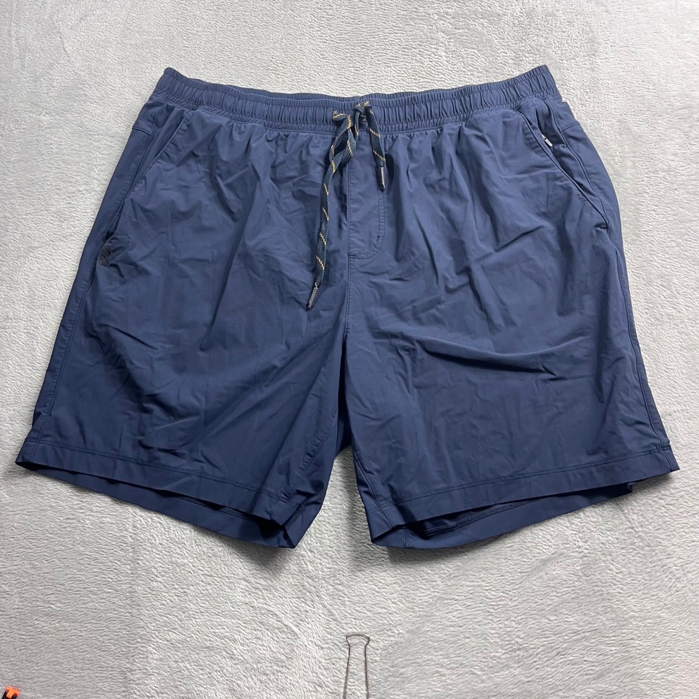 Rhone Pursuit Unlined Athletic Shorts Mens 2XL Navy Blue 7 Inch Inseam 101722